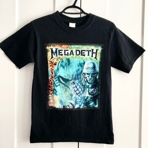 MEGADETH T Shirt, 2007, Concert, Tour Tee, Graphic T, Womens, Size S,‎ Black